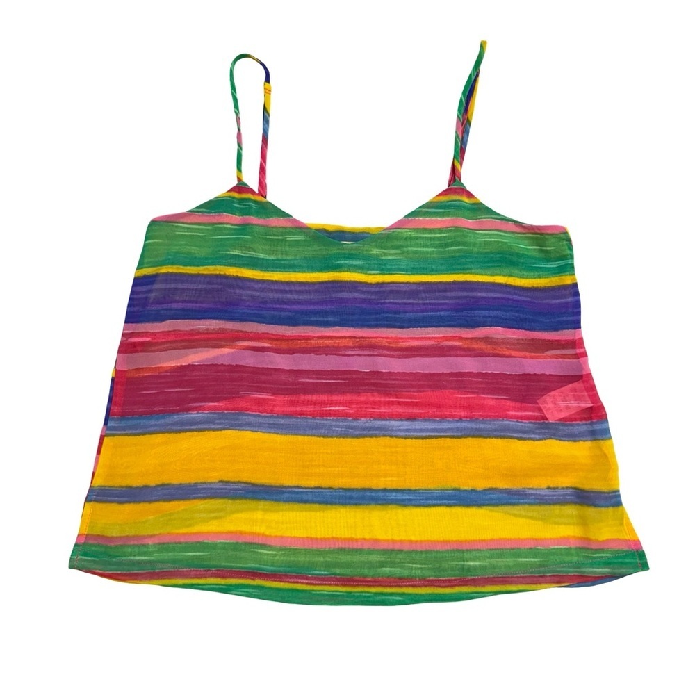 Show Me Your MuMu Colorful Striped Camisole